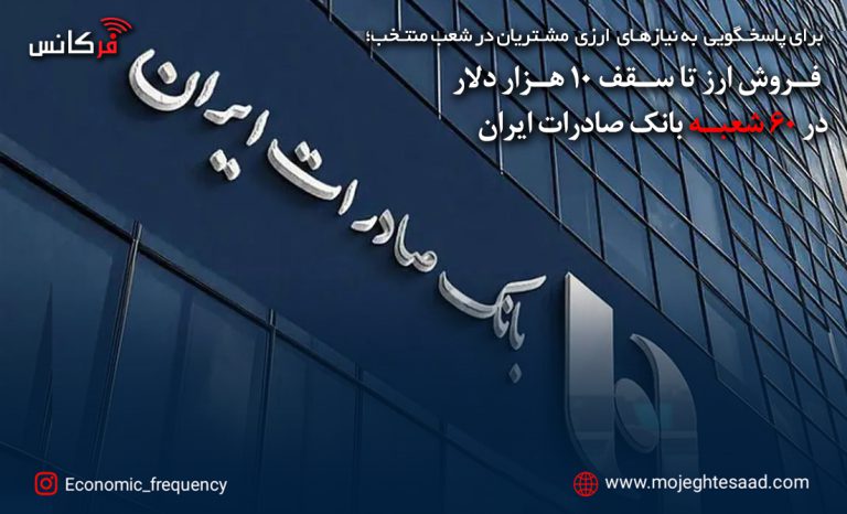 فروش ارز بانک صادرات