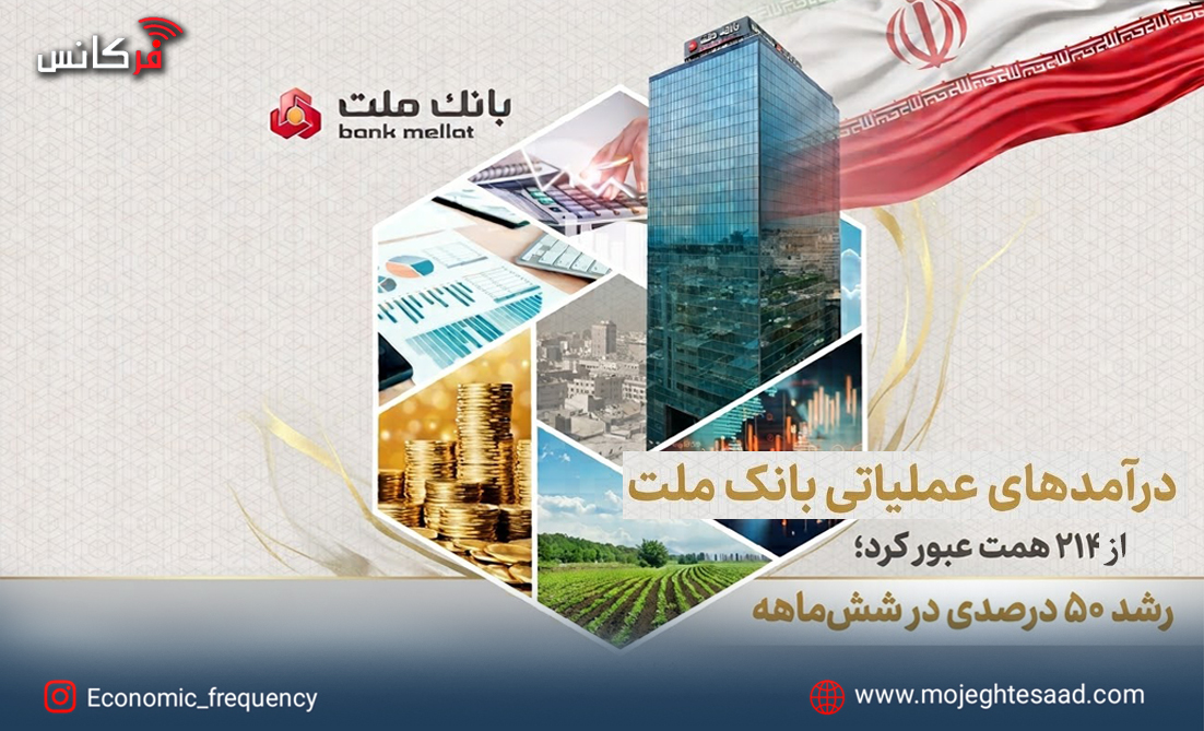 درآمد عملیاتی بانک ملت