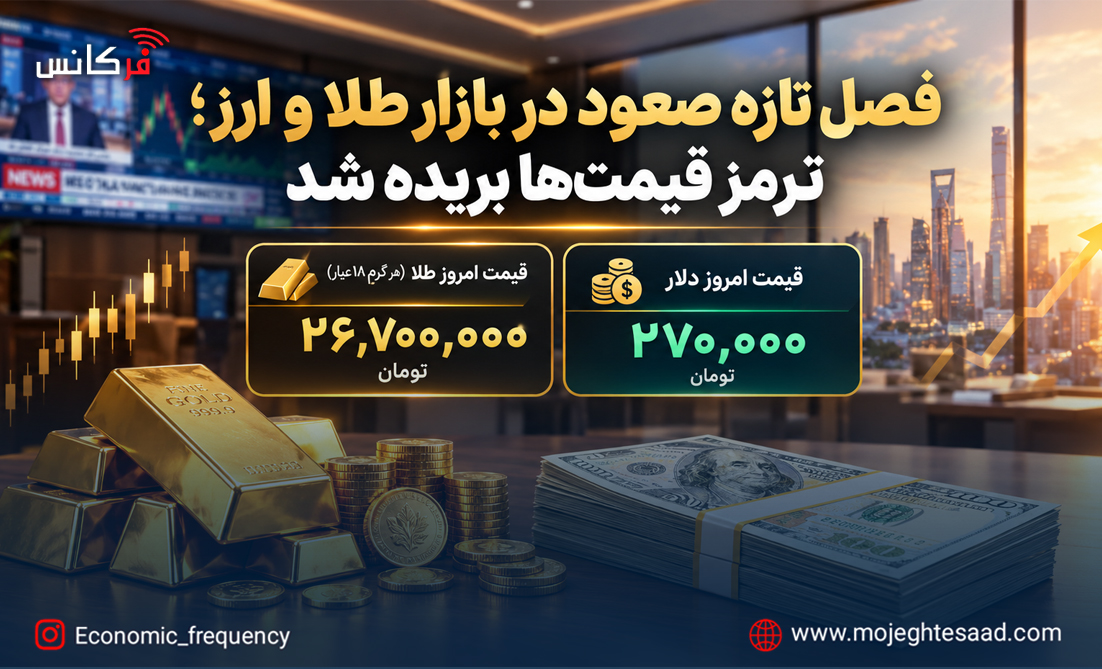 قیمت طلا و ارز